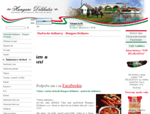 Tablet Screenshot of hungaro-delikates.cz